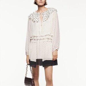 Zara Studio POLKA DOT MINI DRESS LIMITED EDITION defect